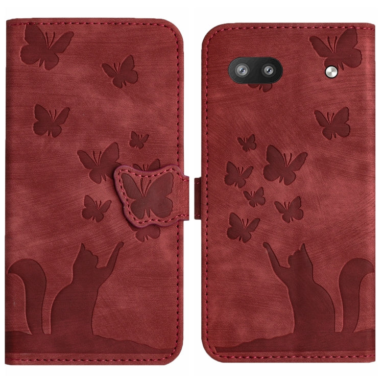 Butterfly Cat Embossing Flip Leather Phone Case, For Google Pixel 11 Pro XL, For Google Pixel 11 / 11 Pro, For Google Pixel 10a, For Google Pixel 9 Pro XL / 10 Pro XL, For Google Pixel 9 / 10 Pro, For Google Pixel 8 Pro, For Google Pixel 8             ...