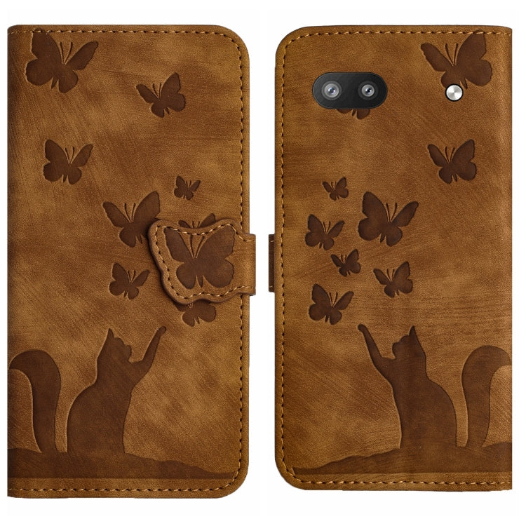Butterfly Cat Embossing Flip Leather Phone Case, For Google Pixel 11 Pro XL, For Google Pixel 11 / 11 Pro, For Google Pixel 10a, For Google Pixel 9 Pro XL / 10 Pro XL, For Google Pixel 9 / 10 Pro, For Google Pixel 8 Pro, For Google Pixel 8             ...