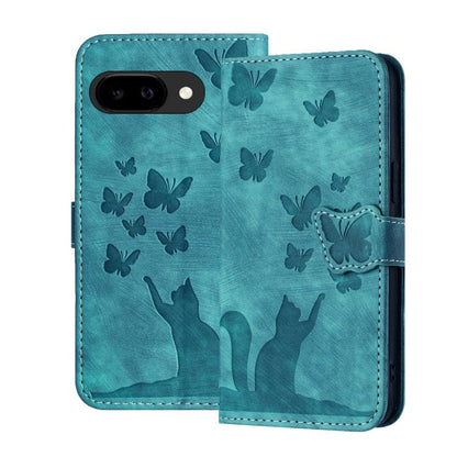 Butterfly Cat Embossing Flip Leather Phone Case, For Google Pixel 11 Pro XL, For Google Pixel 11 / 11 Pro, For Google Pixel 10a, For Google Pixel 9 Pro XL / 10 Pro XL, For Google Pixel 9 / 10 Pro, For Google Pixel 8 Pro, For Google Pixel 8             ...