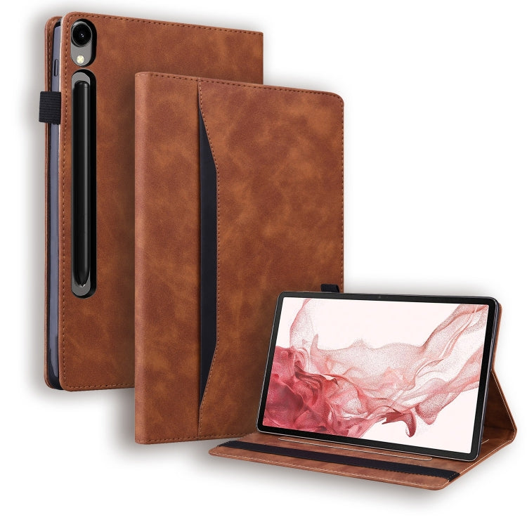 Splicing Shockproof Leather Tablet Case, For Galaxy Tab S12+, For Galaxy Tab S12 Utra / S11 Ultra / S10 Ultra, For Galaxy Tab S10 FE+, For Galaxy Tab S9 FE+, For Galaxy Tab S9 FE, For Galaxy Tab A9+ / A11+, For Galaxy Tab A9 / A11