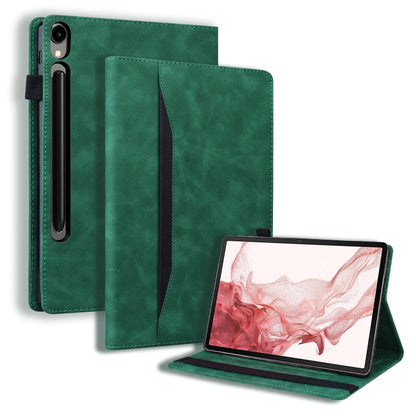 Splicing Shockproof Leather Tablet Case, For Galaxy Tab S12+, For Galaxy Tab S12 Utra / S11 Ultra / S10 Ultra, For Galaxy Tab S10 FE+, For Galaxy Tab S9 FE+, For Galaxy Tab S9 FE, For Galaxy Tab A9+ / A11+, For Galaxy Tab A9 / A11