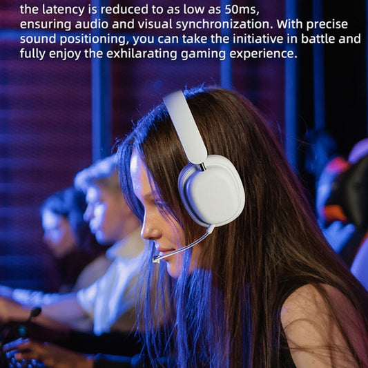 T1 Foldable Phone Audio ENC Noise Reduction Wireless Gaming Headphones with Mic, T1
