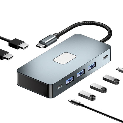 BYL-2312 Type-C to HDMI 4K 30Hz + USB3.0 + PD100W Docking Station HUB, BYL-2312