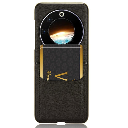 Litchi Texture Card Slots Back Cover Phone Case, For Tecno Phantom V Flip