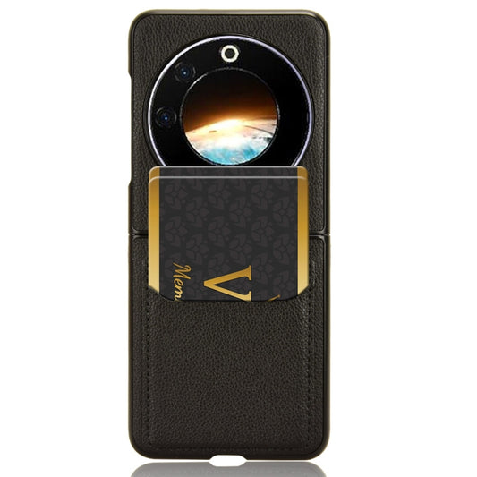 Litchi Texture Card Slots Back Cover Phone Case, For Tecno Phantom V Flip
