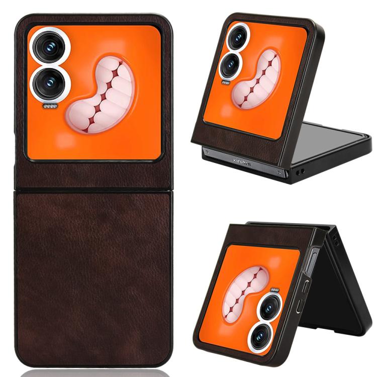 Litchi Texture Back Cover Phone Case, For Tecno Phantom V Flip2, For Tecno Phantom V Fold2, For Tecno Phantom V Flip