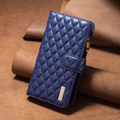 Diamond Lattice Zipper Wallet Leather Flip Phone Case, For Google Pixel 11 / 11 Pro, For Google Pixel 8a