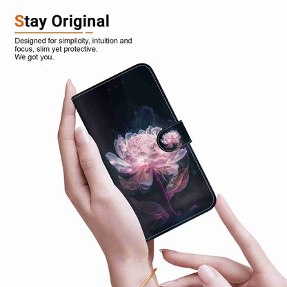 Crystal Texture Colored Drawing Leather Phone Case, For Tecno Pova 4G LD7