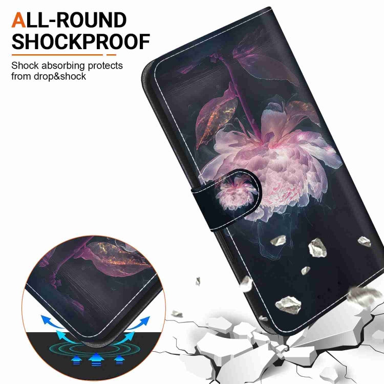 Crystal Texture Colored Drawing Leather Phone Case, For Tecno Pova 4G LD7