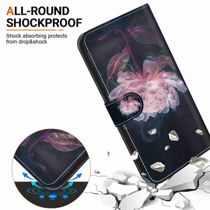 Crystal Texture Colored Drawing Leather Phone Case, For Tecno Pova 4G LD7