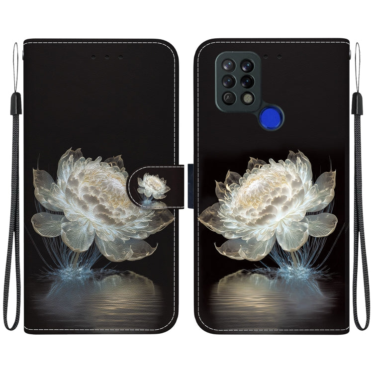 Crystal Texture Colored Drawing Leather Phone Case, For Tecno Pova 4G LD7