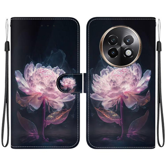 Crystal Texture Colored Drawing Leather Phone Case, For Realme 13+ Global, For Realme GT 6 / GT 6T / GT Neo6, For Realme C61 / C63 / Note 60, For Realme 12 5G, For Realme 12+, For Realme 12 Pro+ Global, For Realme C67 4G Global, For Realme 11 4G