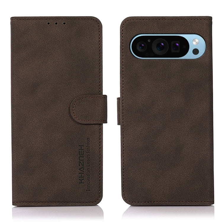 KHAZNEH Matte Texture Leather Phone Case, For Google Pixel 11 Pro XL, For Google Pixel 11, For Google Pixel 11 Pro, For Google Pixel 10a, For Google Pixel 9a, For Google Pixel 9 Pro, For Google Pixel 9, For Google Pixel 8a