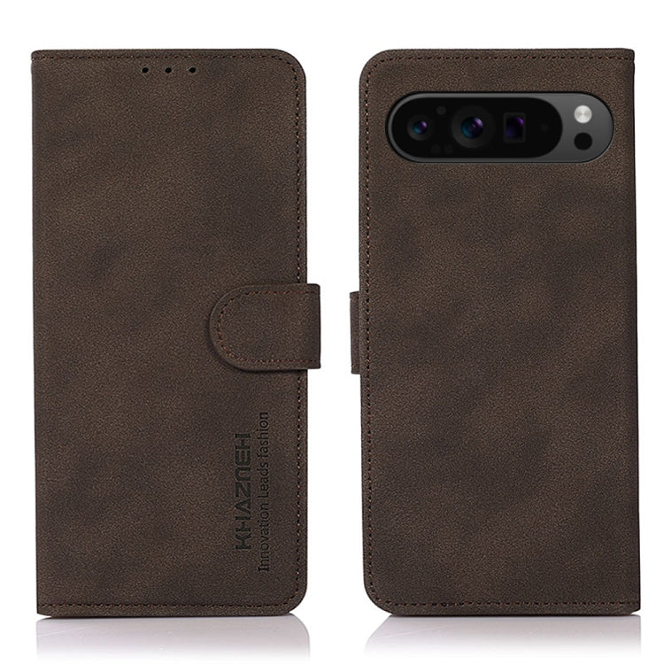 KHAZNEH Matte Texture Leather Phone Case, For Google Pixel 11 Pro XL, For Google Pixel 11, For Google Pixel 11 Pro, For Google Pixel 10a, For Google Pixel 9a, For Google Pixel 9 Pro, For Google Pixel 9, For Google Pixel 8a