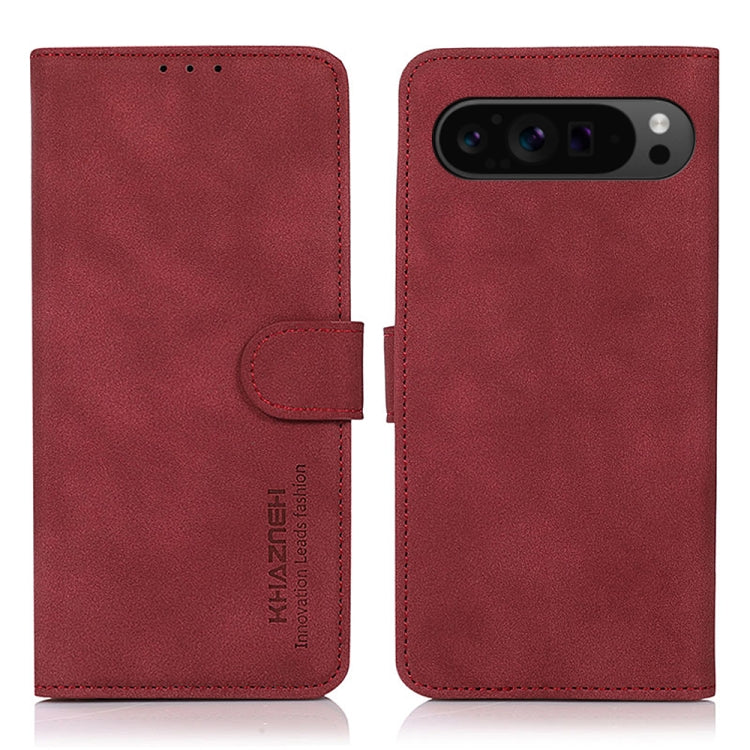 KHAZNEH Matte Texture Leather Phone Case, For Google Pixel 11 Pro XL, For Google Pixel 11, For Google Pixel 11 Pro, For Google Pixel 10a, For Google Pixel 9a, For Google Pixel 9 Pro, For Google Pixel 9, For Google Pixel 8a