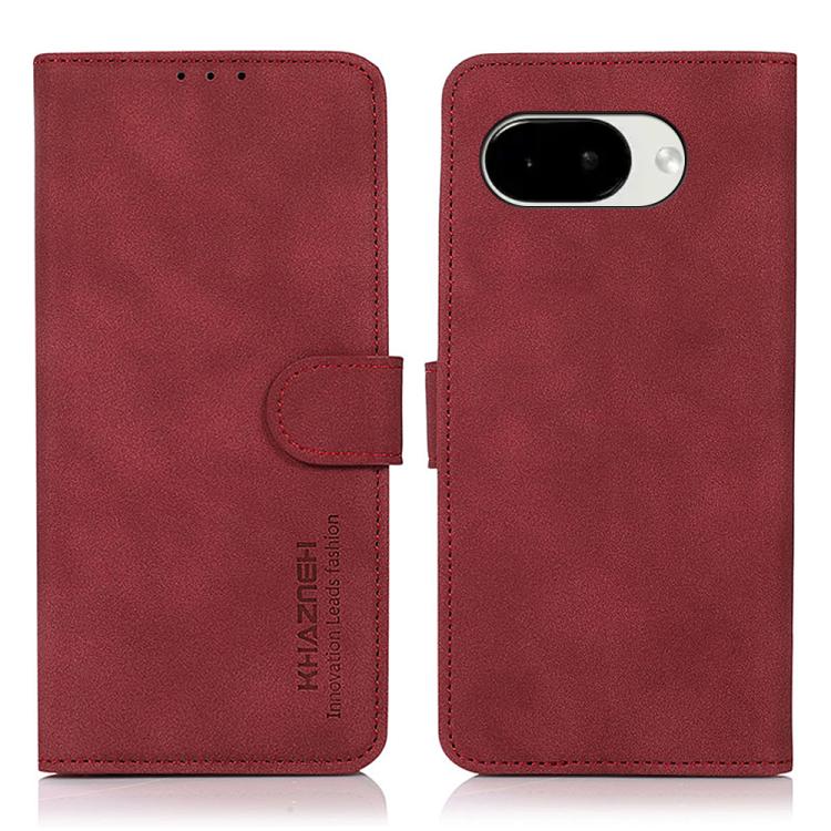 KHAZNEH Matte Texture Leather Phone Case, For Google Pixel 11 Pro XL, For Google Pixel 11, For Google Pixel 11 Pro, For Google Pixel 10a, For Google Pixel 9a, For Google Pixel 9 Pro, For Google Pixel 9, For Google Pixel 8a
