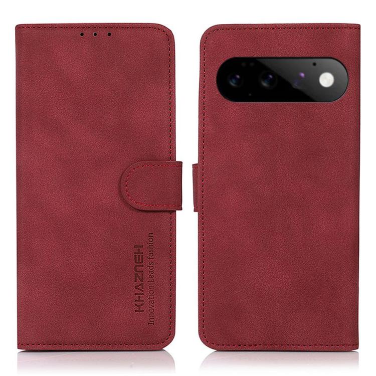 KHAZNEH Matte Texture Leather Phone Case, For Google Pixel 11 Pro XL, For Google Pixel 11, For Google Pixel 11 Pro, For Google Pixel 10a, For Google Pixel 9a, For Google Pixel 9 Pro, For Google Pixel 9, For Google Pixel 8a