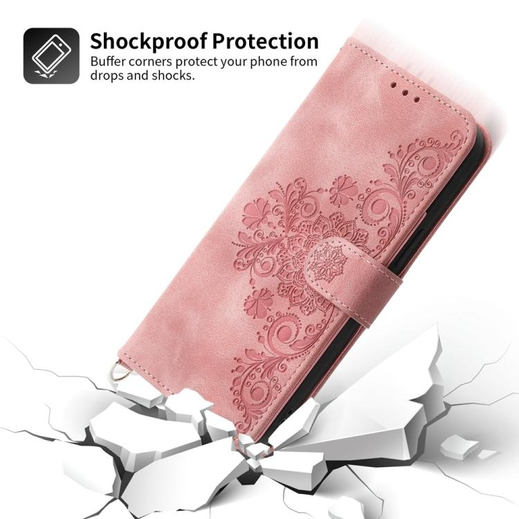 Skin-feel Flowers Embossed Wallet Leather Phone Case, For iPhone 18 Pro / 17 Pro, For iPhone 18 Pro Max / 17 Pro Max, For iPhone 17, For iPhone Air, For iPhone 17e / 16e, For iPhone 16 Pro Max, For iPhone 16 Pro, For iPhone 16 Plus, For iPhone 16      ...
