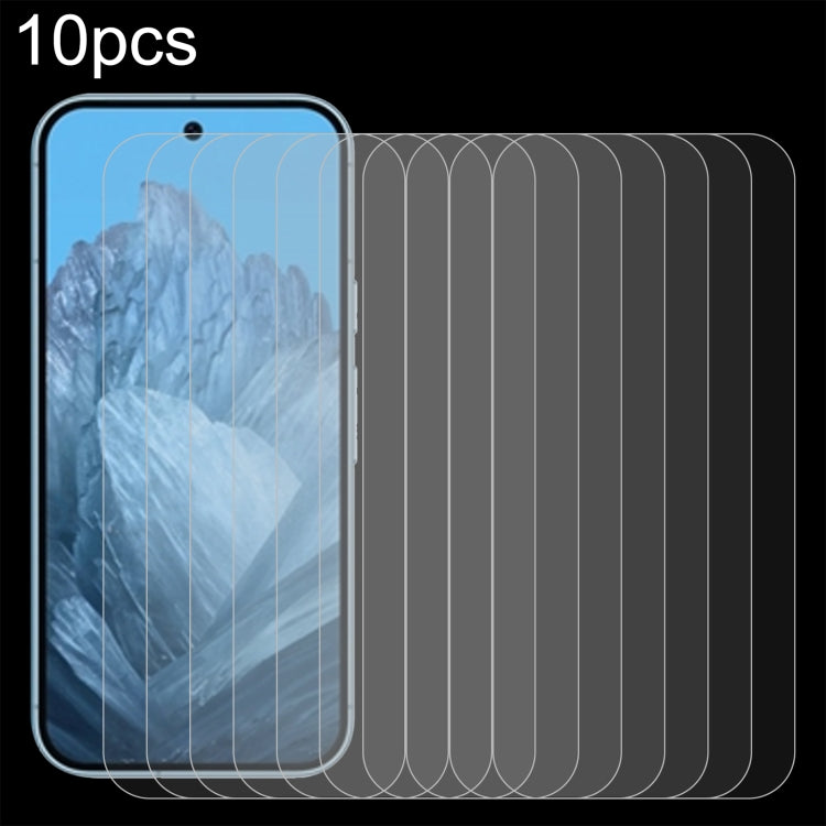 10pcs 0.26mm 9H 2.5D Tempered Glass Film, For Google Pixel 11 Pro XL, For Google Pixel 11, For Google Pixel 11 Pro, For Google Pixel 10a, For Google Pixel 10 Pro XL, For Google Pixel 10 Pro, For Google Pixel 10, For Google Pixel 9a                     ...