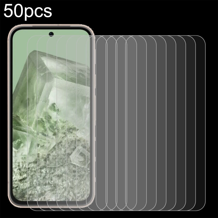 50pcs 0.26mm 9H 2.5D Tempered Glass Film, For Google Pixel 11 Pro XL, For Google Pixel 11, For Google Pixel 11 Pro, For Google Pixel 10a, For Google Pixel 10 Pro XL, For Google Pixel 10 Pro, For Google Pixel 10, For Google Pixel 9a                     ...