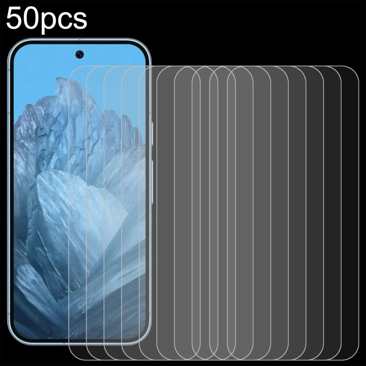 50pcs 0.26mm 9H 2.5D Tempered Glass Film, For Google Pixel 11 Pro XL, For Google Pixel 11, For Google Pixel 11 Pro, For Google Pixel 10a, For Google Pixel 10 Pro XL, For Google Pixel 10 Pro, For Google Pixel 10, For Google Pixel 9a                     ...