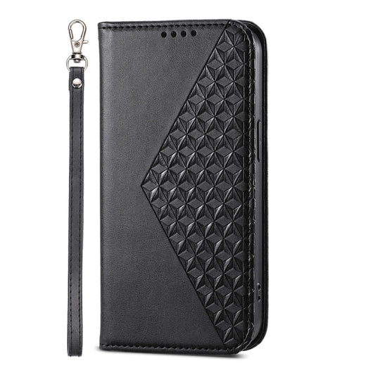 Cubic Grid Calf Texture Magnetic Leather Phone Case, For iPhone 17e / 16e, For iPhone 17 Pro Max, For iPhone 17 Pro, For iPhone 17, For iPhone Air, For iPhone 16 Pro Max, For iPhone 16 Pro, For iPhone 16 Plus, For iPhone 16, For iPhone 15 Pro Max      ...