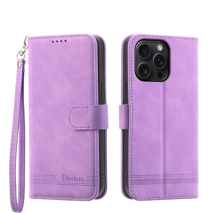 Dierfeng Dream Line TPU Hybrid PU Leather Phone Case