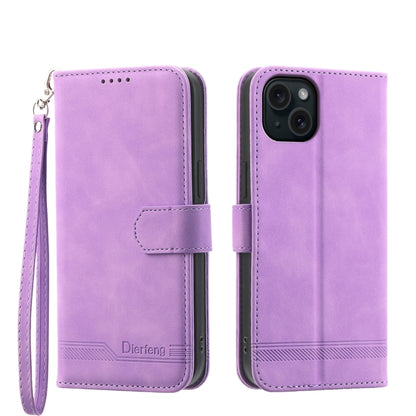 Dierfeng Dream Line TPU Hybrid PU Leather Phone Case