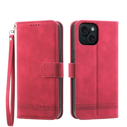 Dierfeng Dream Line TPU Hybrid PU Leather Phone Case