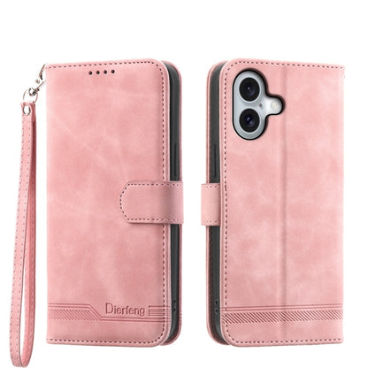 Dierfeng Dream Line TPU Hybrid PU Leather Phone Case