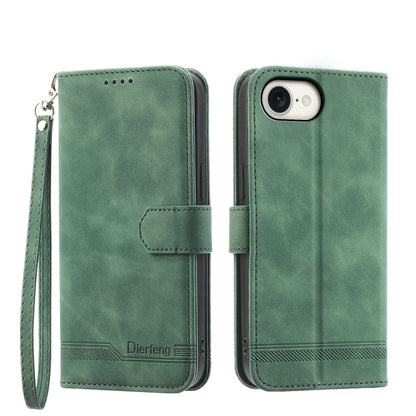 Dierfeng Dream Line TPU Hybrid PU Leather Phone Case, For iPhone 17e / 16e, For iPhone 18 Pro Max / 17 Pro Max, For iPhone 18 Pro / 17 Pro, For iPhone 17, For iPhone Air, For iPhone 16 Pro Max, For iPhone 16 Pro, For iPhone 16 Plus, For iPhone 16      ...