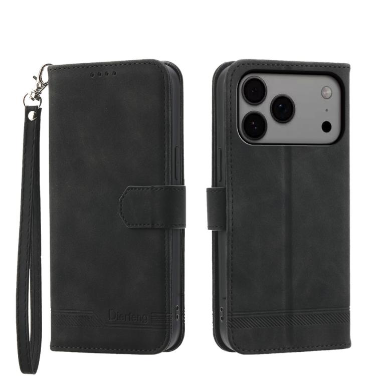 Dierfeng Dream Line TPU Hybrid PU Leather Phone Case, For iPhone 17e / 16e, For iPhone 18 Pro Max / 17 Pro Max, For iPhone 18 Pro / 17 Pro, For iPhone 17, For iPhone Air, For iPhone 16 Pro Max, For iPhone 16 Pro, For iPhone 16 Plus, For iPhone 16      ...