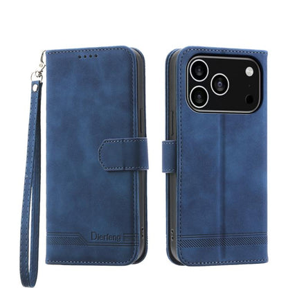 Dierfeng Dream Line TPU Hybrid PU Leather Phone Case, For iPhone 17e / 16e, For iPhone 18 Pro Max / 17 Pro Max, For iPhone 18 Pro / 17 Pro, For iPhone 17, For iPhone Air, For iPhone 16 Pro Max, For iPhone 16 Pro, For iPhone 16 Plus, For iPhone 16      ...