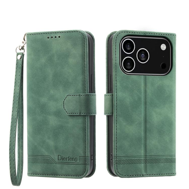 Dierfeng Dream Line TPU Hybrid PU Leather Phone Case, For iPhone 17e / 16e, For iPhone 18 Pro Max / 17 Pro Max, For iPhone 18 Pro / 17 Pro, For iPhone 17, For iPhone Air, For iPhone 16 Pro Max, For iPhone 16 Pro, For iPhone 16 Plus, For iPhone 16      ...