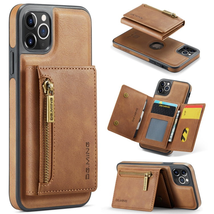 DG.MING M5 Series Zip RFID Multi Card Detachable Leather Phone Case, For iPhone 17e / 16e, For iPhone 17 Pro Max, For iPhone 17 Pro, For iPhone 17, For iPhone Air, For iPhone 16 Pro Max, For iPhone 16 Pro, For iPhone 16 Plus, For iPhone 16             ...