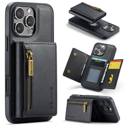 DG.MING M5 Series Zip RFID Multi Card Detachable Leather Phone Case, For iPhone 17e / 16e, For iPhone 17 Pro Max, For iPhone 17 Pro, For iPhone 17, For iPhone Air, For iPhone 16 Pro Max, For iPhone 16 Pro, For iPhone 16 Plus, For iPhone 16             ...