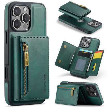 DG.MING M5 Series Zip RFID Multi Card Detachable Leather Phone Case, For iPhone 17e / 16e, For iPhone 17 Pro Max, For iPhone 17 Pro, For iPhone 17, For iPhone Air, For iPhone 16 Pro Max, For iPhone 16 Pro, For iPhone 16 Plus, For iPhone 16             ...