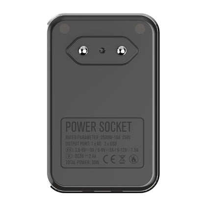 LDNIO SC1205 Universal Conversion Socket + QC3.0 USB + USB Interfaces Multifunction Travel Charger Mobile Phone Charger, EU Plug