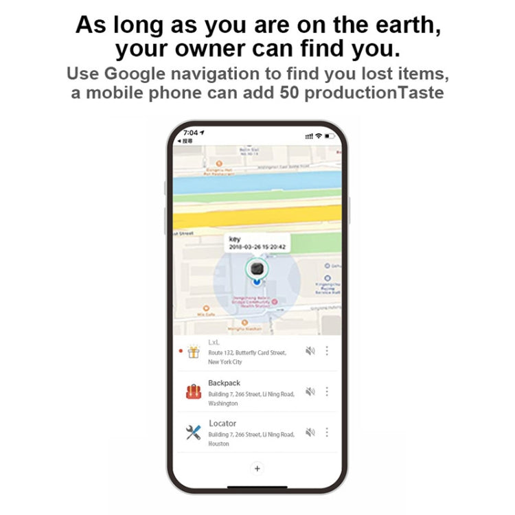 F6 Circular Global Location Tracker Anti-lost Device, F6