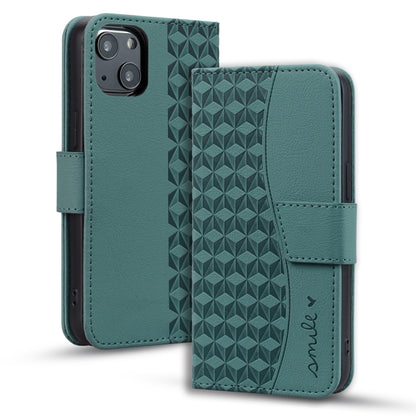 Business Diamond Buckle Leather Phone Case with Lanyard