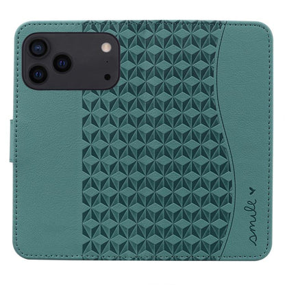 Business Diamond Buckle Leather Phone Case with Lanyard