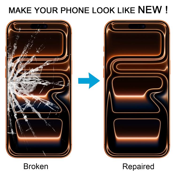 Front Screen Outer Glass Lens with OCA Optically Clear Adhesive, For iPhone 17 Pro Max, For iPhone 17 Pro, For iPhone 17, For iPhone Air, For iPhone 16e, For iPhone 16 Pro Max, For iPhone 16 Pro, For iPhone 16 Plus, For iPhone 16, For iPhone 15 Pro Max...