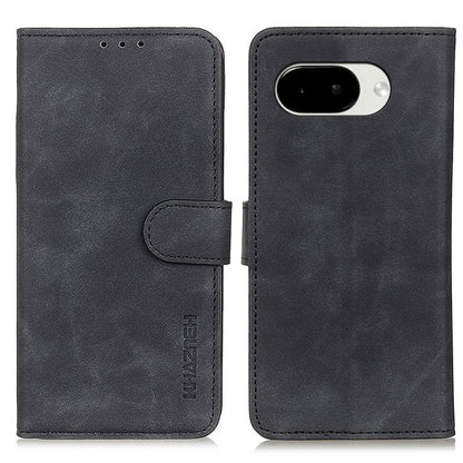 KHAZNEH Retro Texture Flip Leather Phone Case, For Google Pixel 11 Pro XL, For Google Pixel 11 / 11 Pro, For Google Pixel 10a, For Google Pixel 10 Pro / 9 Pro, For Google Pixel 10 / 9, For Google Pixel 8a