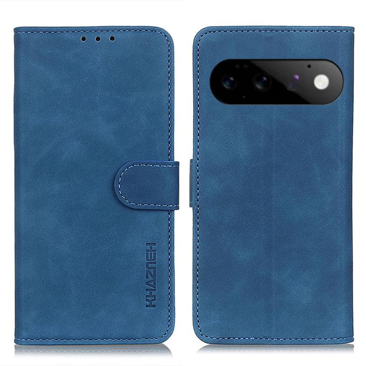 KHAZNEH Retro Texture Flip Leather Phone Case, For Google Pixel 11 Pro XL, For Google Pixel 11 / 11 Pro, For Google Pixel 10a, For Google Pixel 10 Pro / 9 Pro, For Google Pixel 10 / 9, For Google Pixel 8a