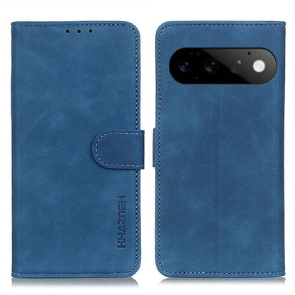 KHAZNEH Retro Texture Flip Leather Phone Case, For Google Pixel 11 Pro XL, For Google Pixel 11 / 11 Pro, For Google Pixel 10a, For Google Pixel 10 Pro / 9 Pro, For Google Pixel 10 / 9, For Google Pixel 8a