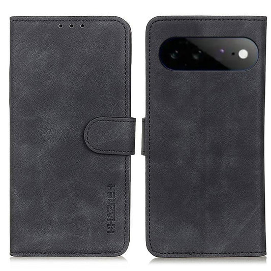 KHAZNEH Retro Texture Flip Leather Phone Case, For Google Pixel 11 Pro XL, For Google Pixel 11 / 11 Pro, For Google Pixel 10a, For Google Pixel 10 Pro / 9 Pro, For Google Pixel 10 / 9, For Google Pixel 8a