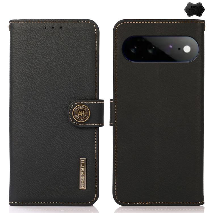 KHAZNEH Custer Genuine Leather RFID Phone Case, For Google Pixel 11 Pro XL, For Google Pixel 11 Pro / 11, For Google Pixel 10a, For Google Pixel 9a, For Google Pixel 9 Pro, For Google Pixel 9, For Google Pixel 8a