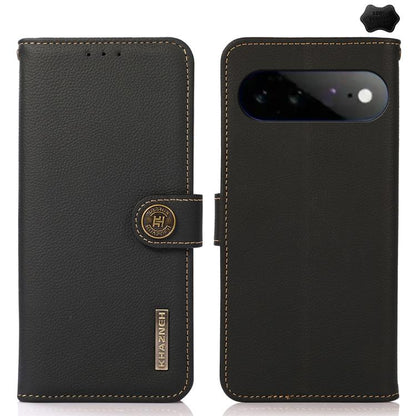 KHAZNEH Custer Genuine Leather RFID Phone Case, For Google Pixel 11 Pro XL, For Google Pixel 11 Pro / 11, For Google Pixel 10a, For Google Pixel 9a, For Google Pixel 9 Pro, For Google Pixel 9, For Google Pixel 8a