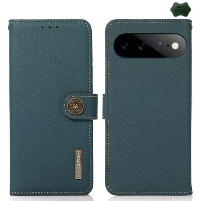 KHAZNEH Custer Genuine Leather RFID Phone Case, For Google Pixel 11 Pro XL, For Google Pixel 11 Pro / 11, For Google Pixel 10a, For Google Pixel 9a, For Google Pixel 9 Pro, For Google Pixel 9, For Google Pixel 8a