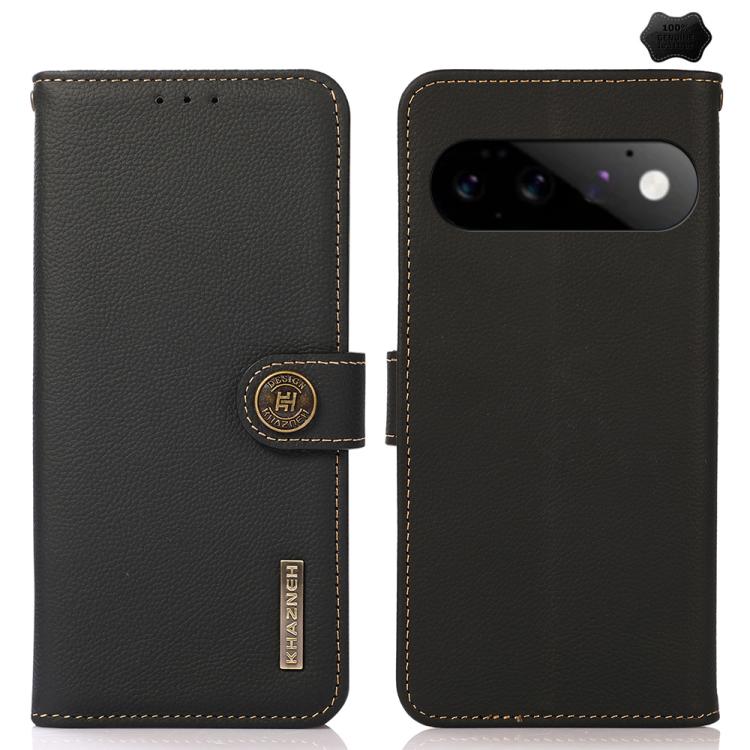 KHAZNEH Custer Genuine Leather RFID Phone Case, For Google Pixel 11 Pro XL, For Google Pixel 11 Pro / 11, For Google Pixel 10a, For Google Pixel 9a, For Google Pixel 9 Pro, For Google Pixel 9, For Google Pixel 8a